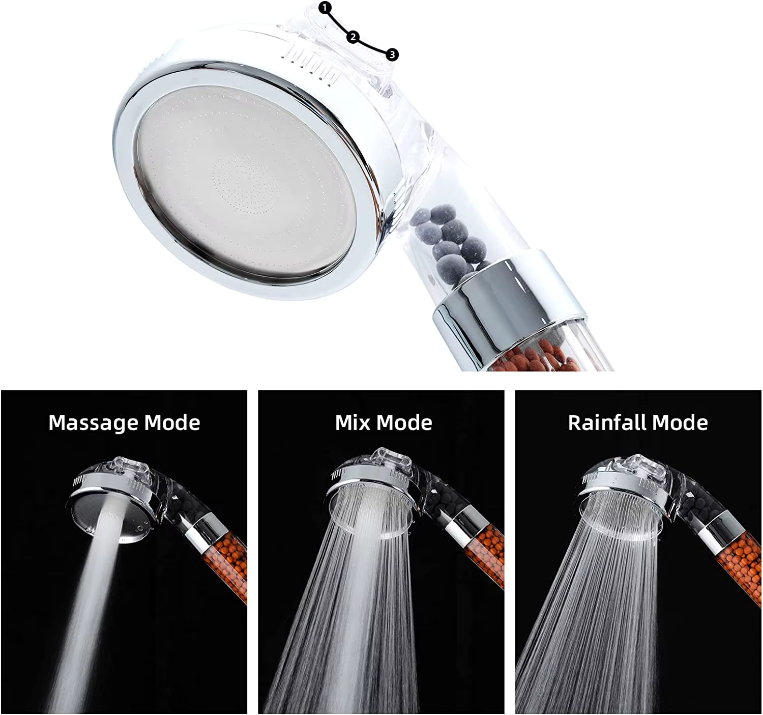 Rainfall, Massage, Jetting